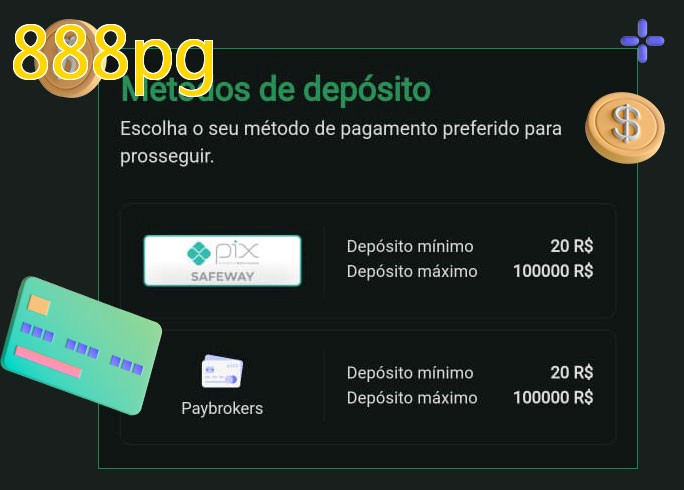 O cassino 888pgbet oferece uma grande variedade de métodos de pagamento