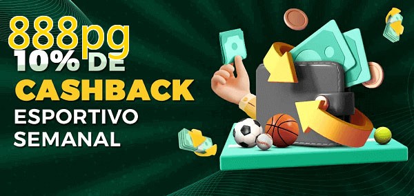 10% de bônus de cashback na 888pg