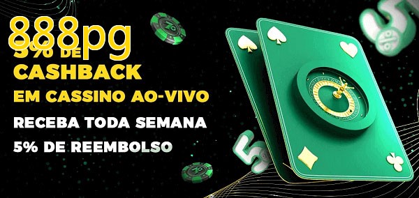 Promoções do cassino ao Vivo 888pg